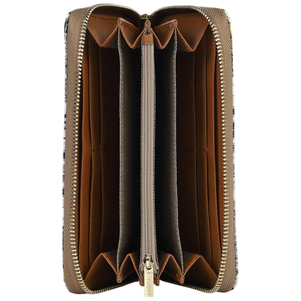 YNot portafoglio grande BLUE LAGOON YES361F6 Portafogli YNot