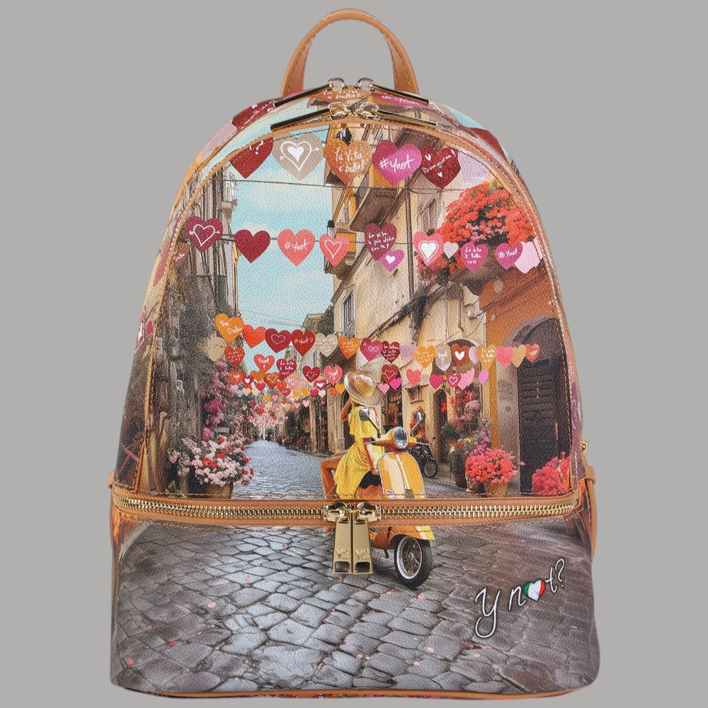 YNot zaino con stampa città YES648S6 - Prodotti di Classe