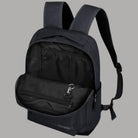Zaino Travelite Kick Off M nero con vano frontale interno e chiusura a clip