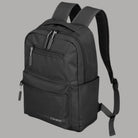 Zaino Travelite Kick Off M nero tre quarti con tasca frontale e tracolla