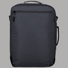 Zaino Travelite antracite vista posteriore con zip superiore e passante laterale