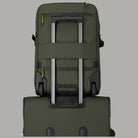 Zaino trolley Travelite BRIIZE kaki con vano posteriore e cintura frontale.