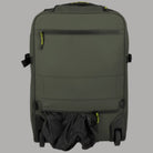 Zaino trolley Travelite BRIIZE kaki con pattina e tasche laterali con zip.