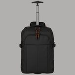Zaino trolley Travelite BRIIZE nero con asta telescopica e ruote.