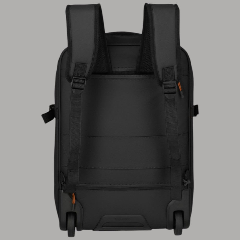 Zaino trolley Travelite BRIIZE nero con bretelle imbottite e cinghie frontali