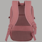 Zaino da cabina espandibile Travelite rosa, schienale imbottito con pannello a rete
