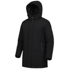 Markup parka nero lungo in tessuto tecnico MK24007 Giubbini Markup