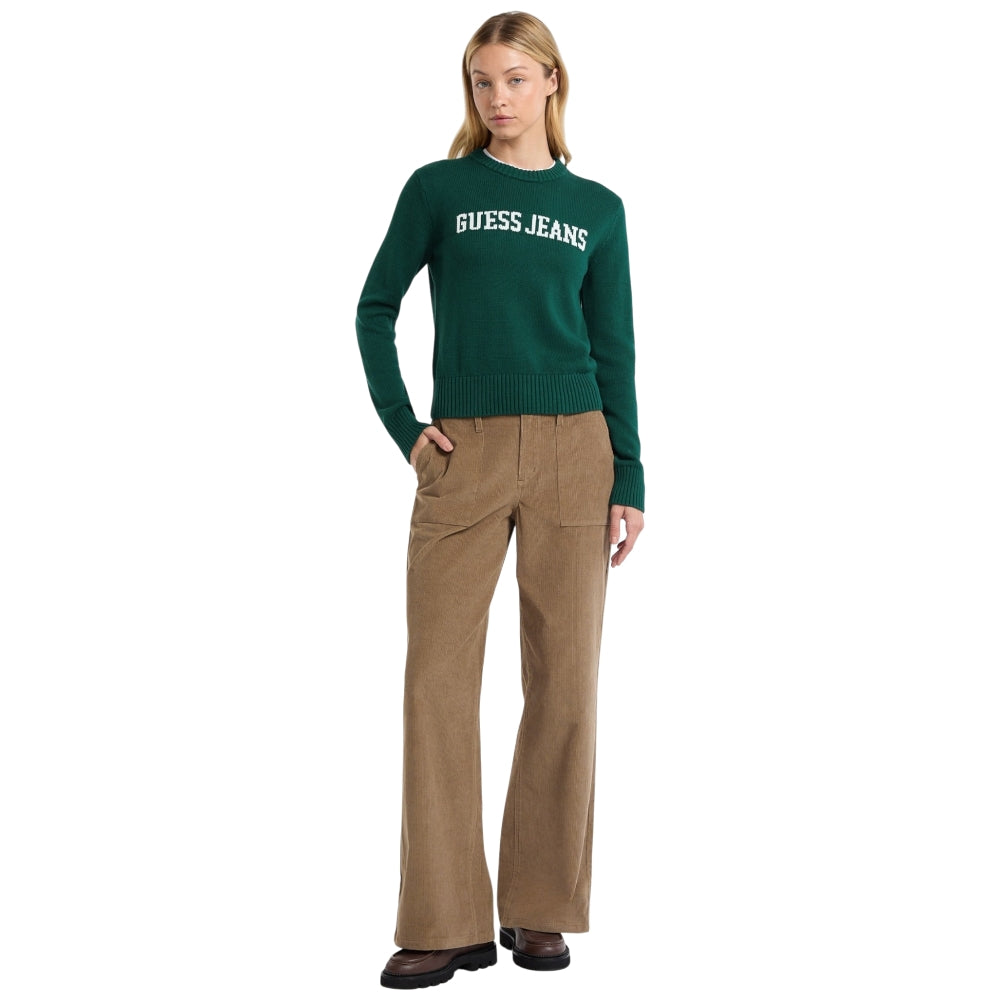 Guess maglione verde GJ LS W4BR10 Z3HM1 G8FA Maglieria Guess Jeans