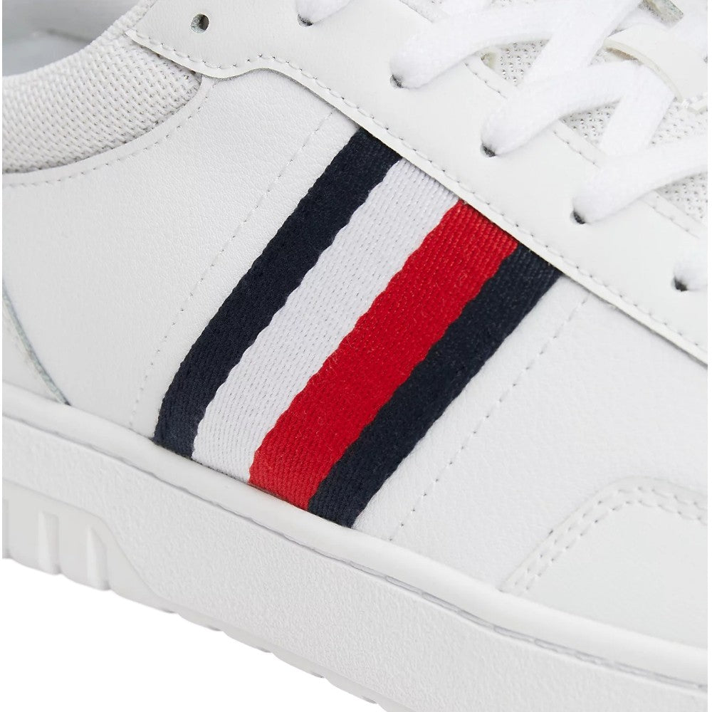 Tommy Hilfiger sneakers bianca TH Basket core lite FM0FM05116 - Prodotti di Classe