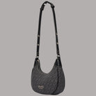 Borsa a tracolla Liu Jo Small nera con tracolle regolabili e finiture in metallo