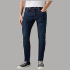 Jeans Levi's 512 Slim Taper jeans blu scuro con lavaggio classico e dettagli cuciture denim