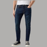 Jeans Levi's 512 Slim Taper jeans blu scuro con lavaggio classico e dettagli cuciture denim