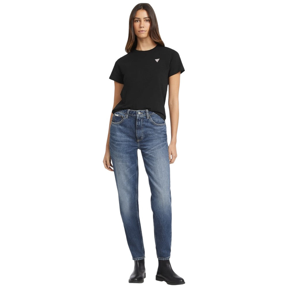 Guess Jeans t-shirt nera W4YI10 J1314 JBLK T-shirt Guess Jeans