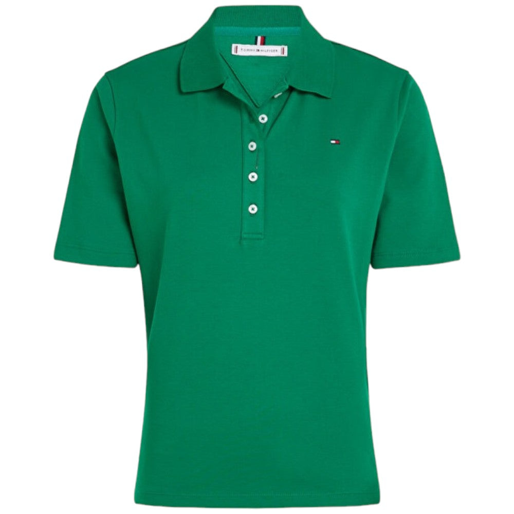 Tommy Hilfiger polo verde WW0WW37820 Polo Tommy Hilfiger