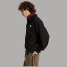 Vans polo uomo in felpa Fleece Pullover con colletto e logo sul petto