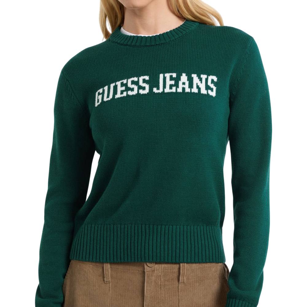 Guess maglione verde GJ LS W4BR10 Z3HM1 G8FA Maglieria Guess Jeans
