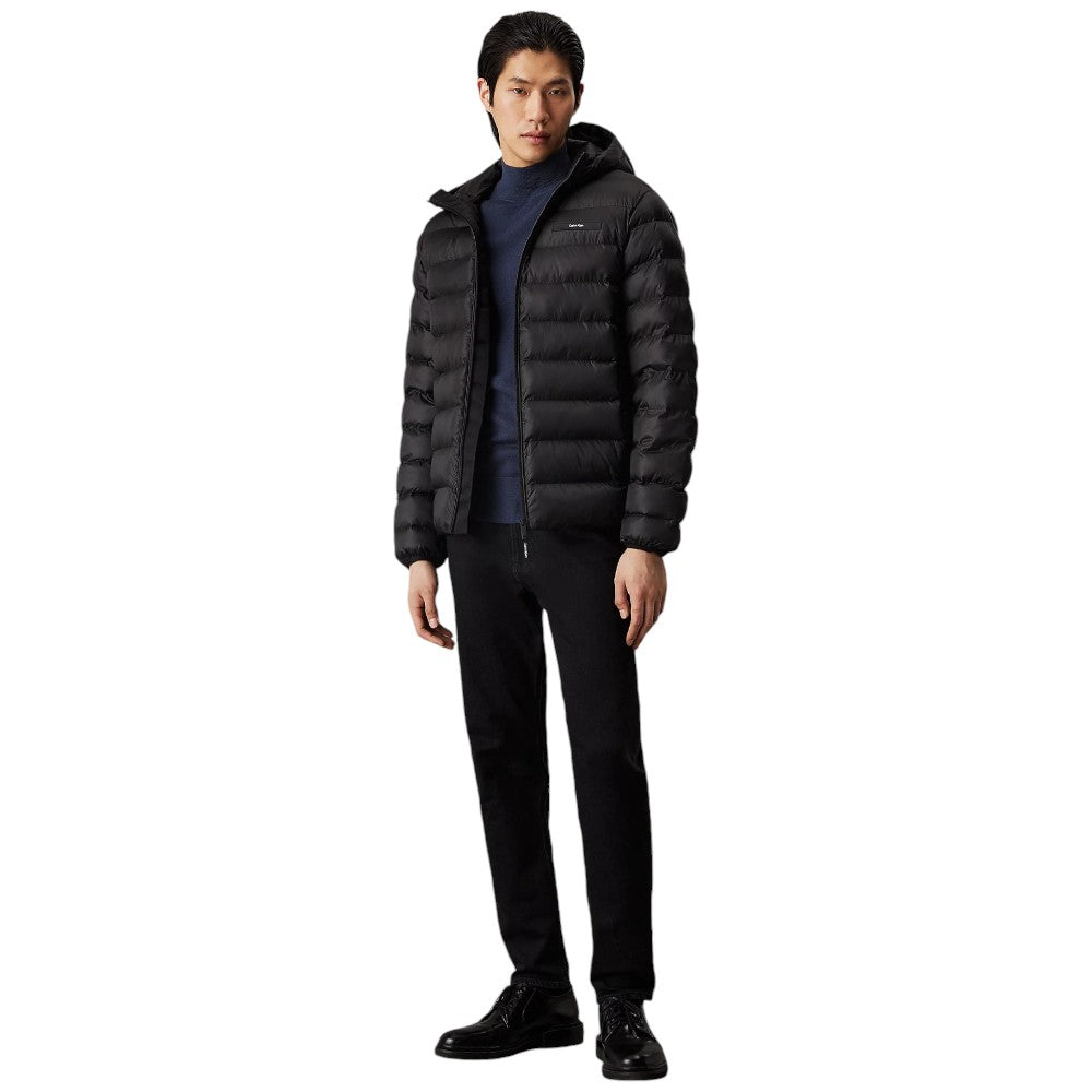 Calvin Klein piumino nero con cappuccio Puffer K10K113908BEH - Prodotti di Classe