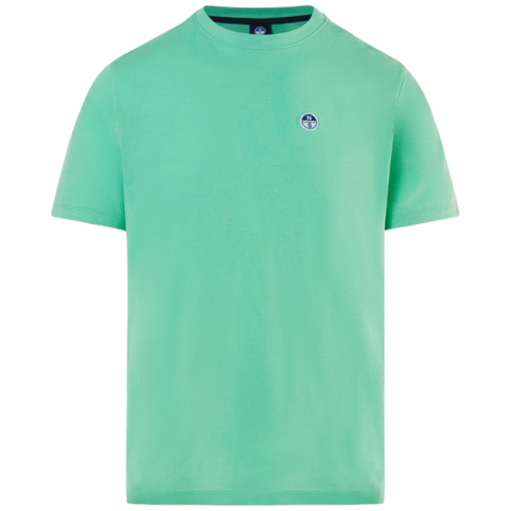 North Sails t-shirt verde chiaro basic 692970 - Prodotti di Classe
