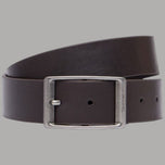 Cintura uomo Calvin Klein effetto Tumbled con fibbia ad ardiglione