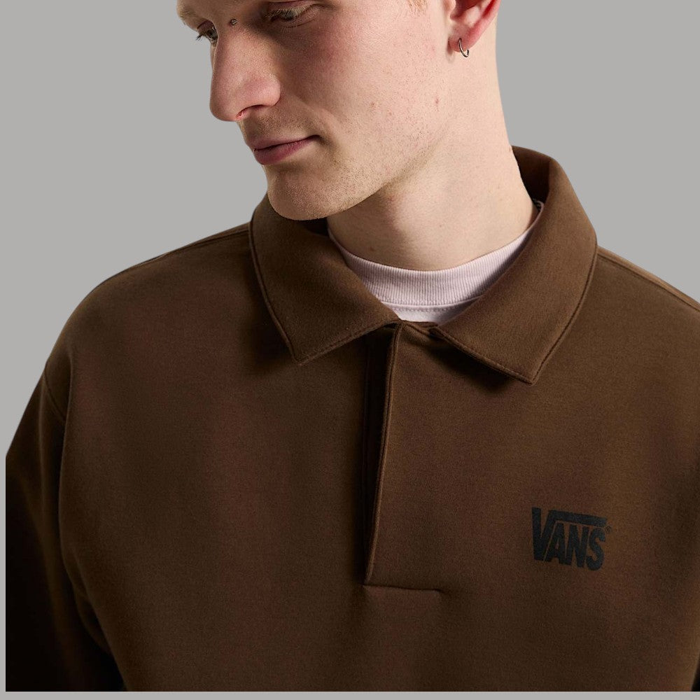Vans polo da uomo in tessuto felpa Fleece Pullover