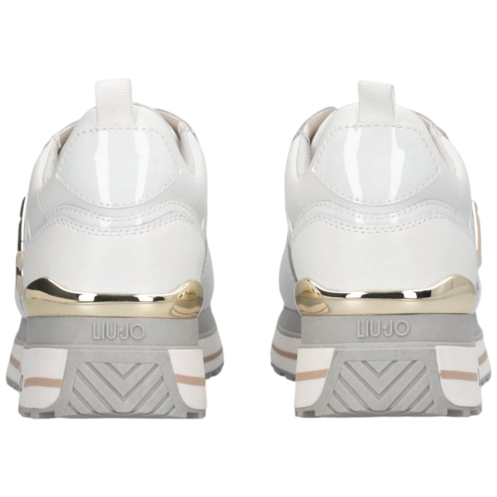 LIU JO sneakers bianche in pelle MAXI WONDER Liu Jo
