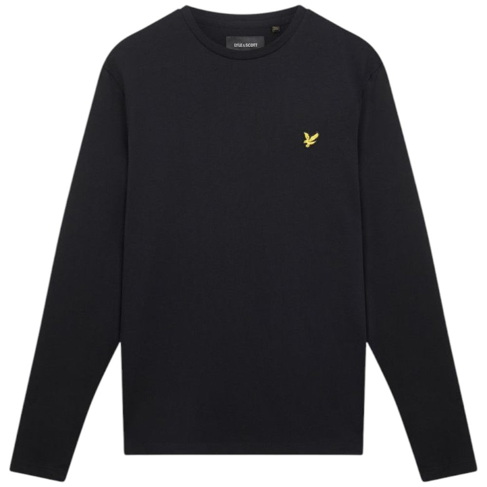 Lyle Scott t-shirt nera manica lunga TS512VOG T-shirt Lyle & Scott