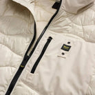 Blauer piumino bianco in piuma Albert 25WBLUC08078 Giubbini Blauer