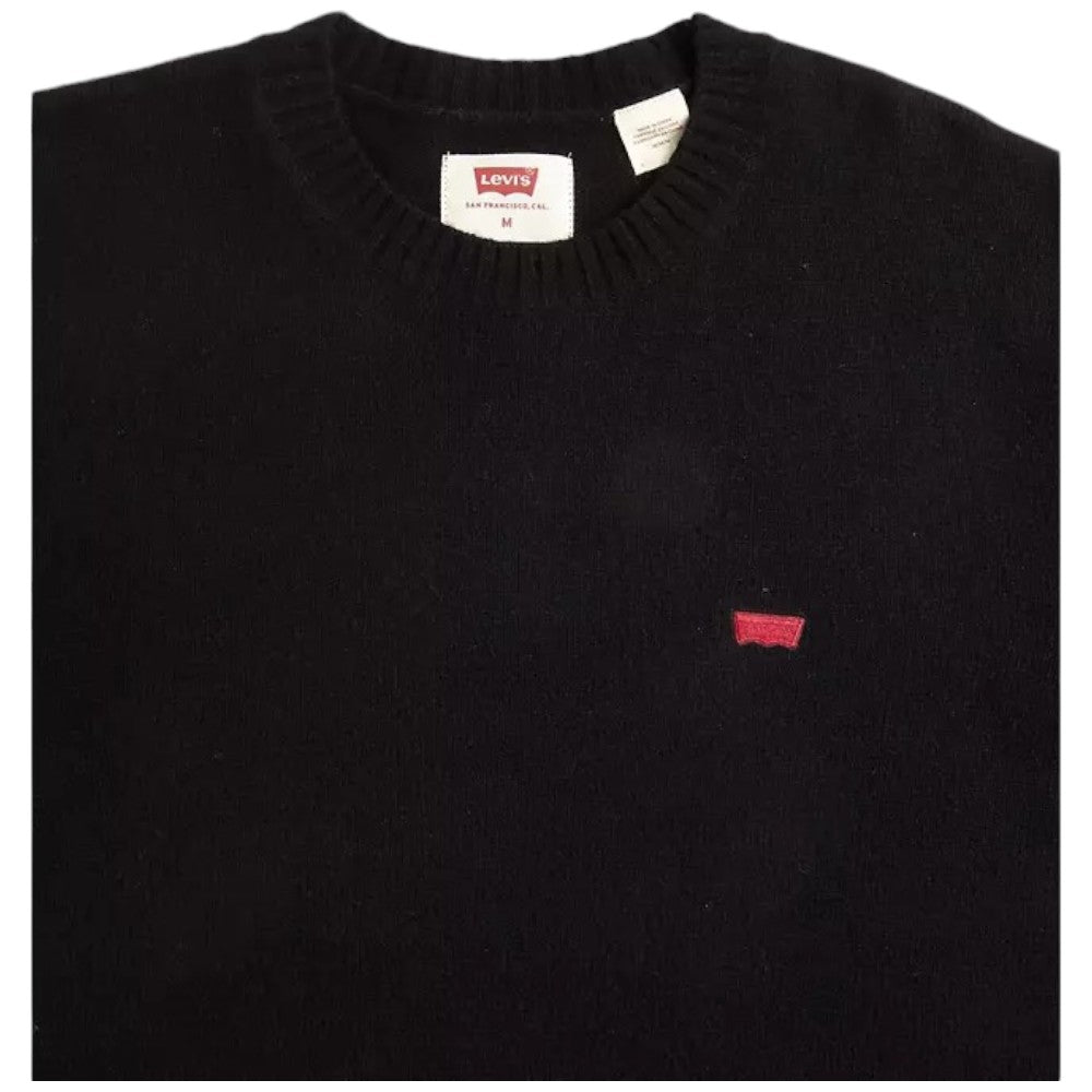 Levi's pullover nero maglione uomo A43200005 Maglieria LEVI'S