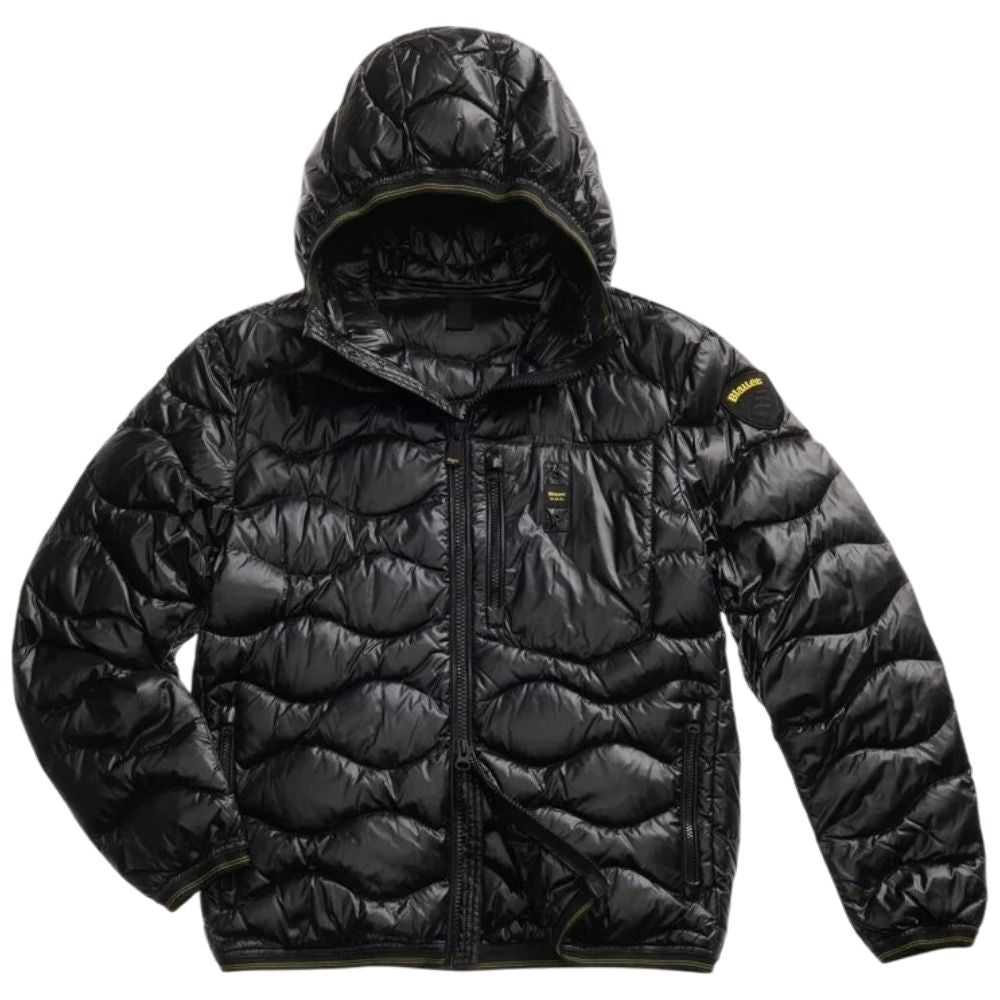 Baluer piumino nero in piuma Wave 25WBLUC02080 Giubbini Blauer