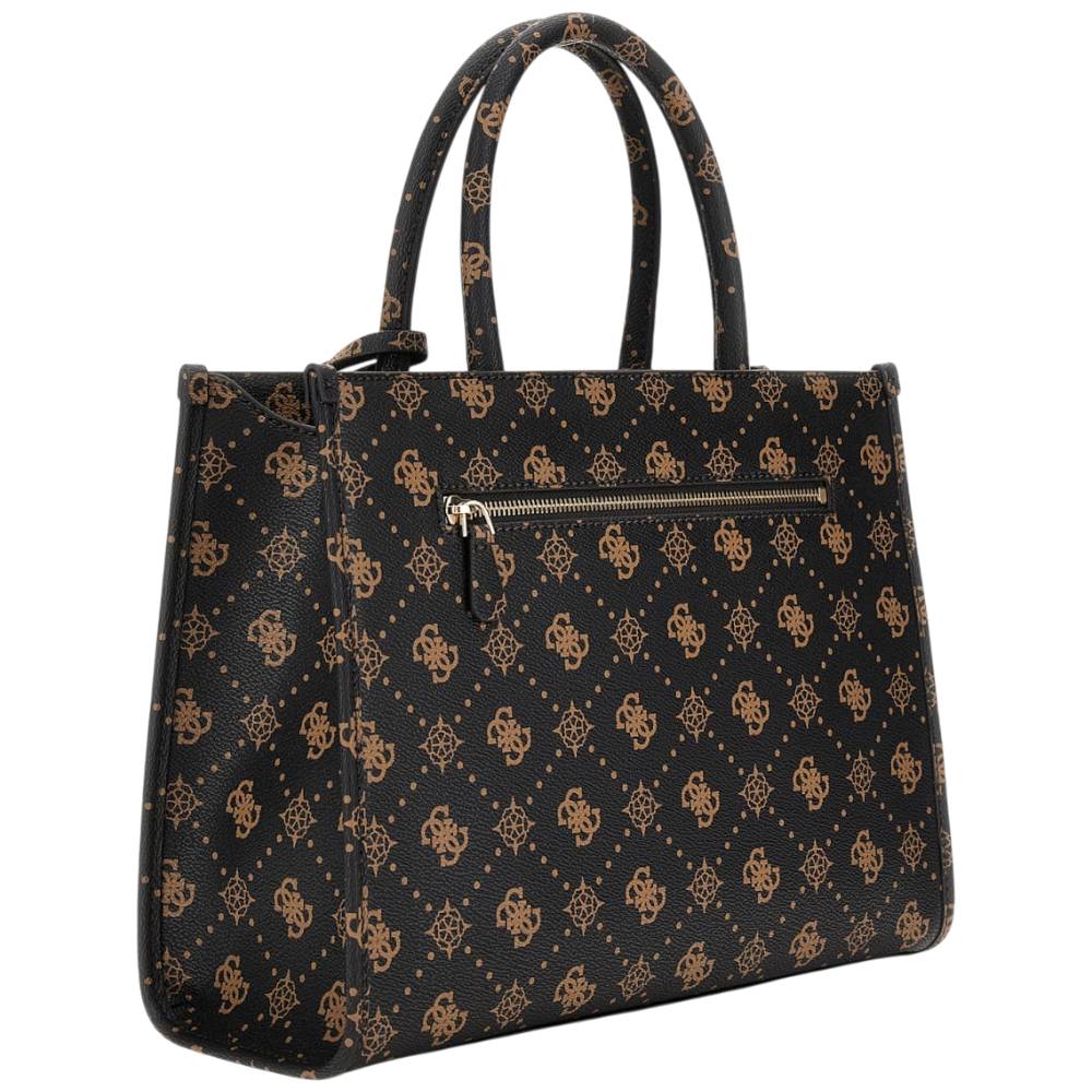 Guess borsa a mano marrone SILIA 4G logo peony HWGP9890220ESL Borse Guess