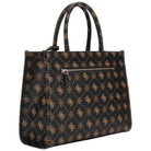Guess borsa a mano marrone SILIA 4G logo peony HWGP9890220ESL Borse Guess