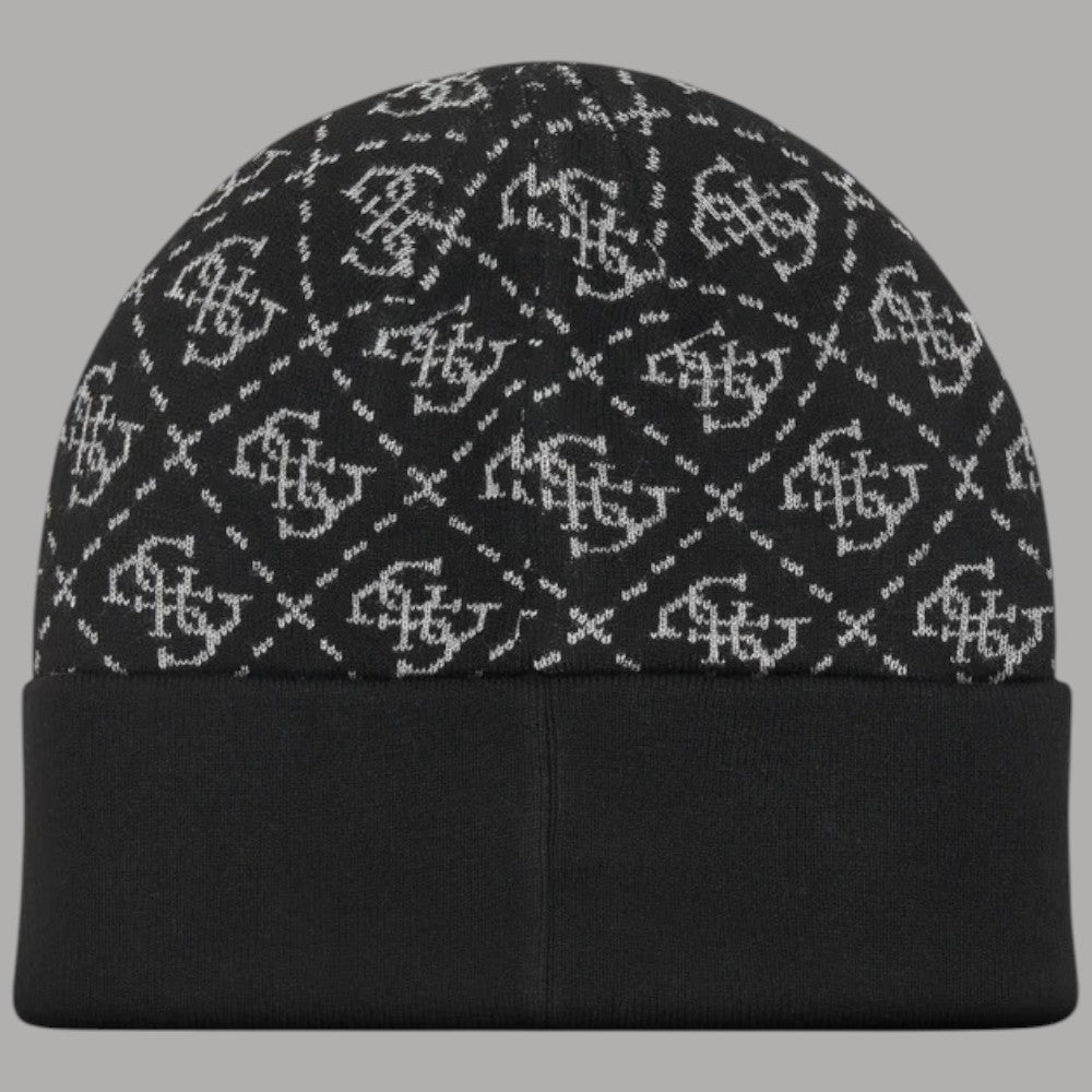 Guess berretto nero con logo 4G in misto seta M5BZ18 Z0442 FJAJ - Prodotti di Classe