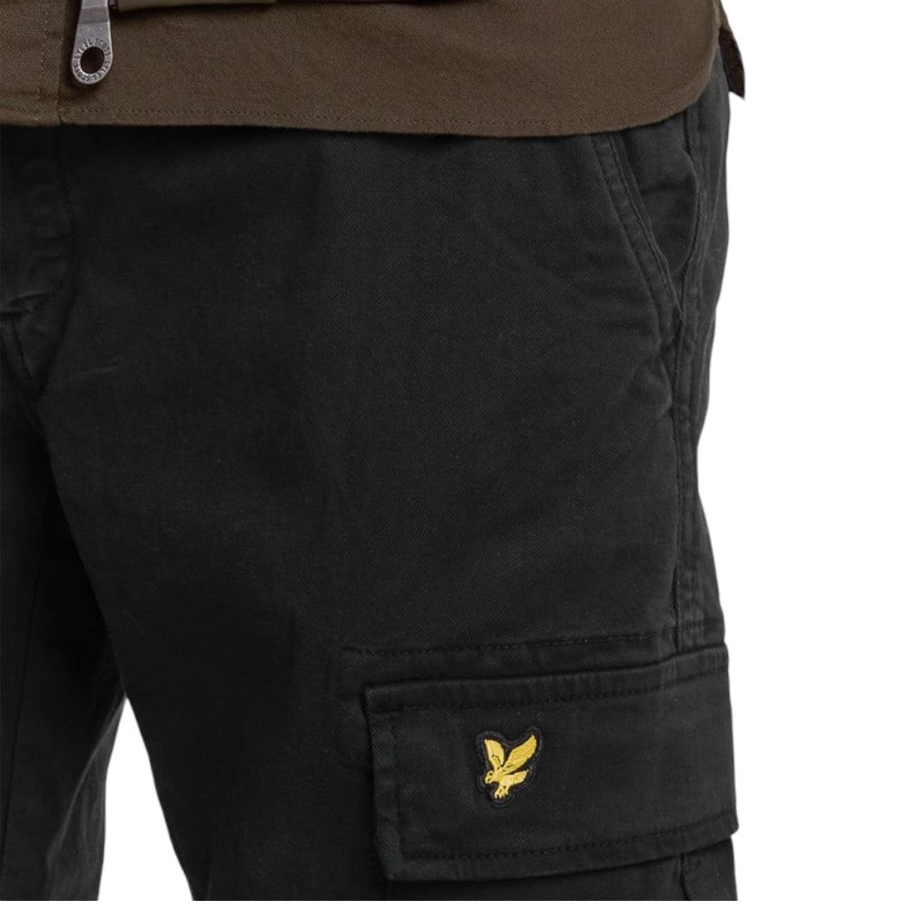 Lyle & Scott pantalone cargo nero TR2109ITA Pantaloni Lyle & Scott