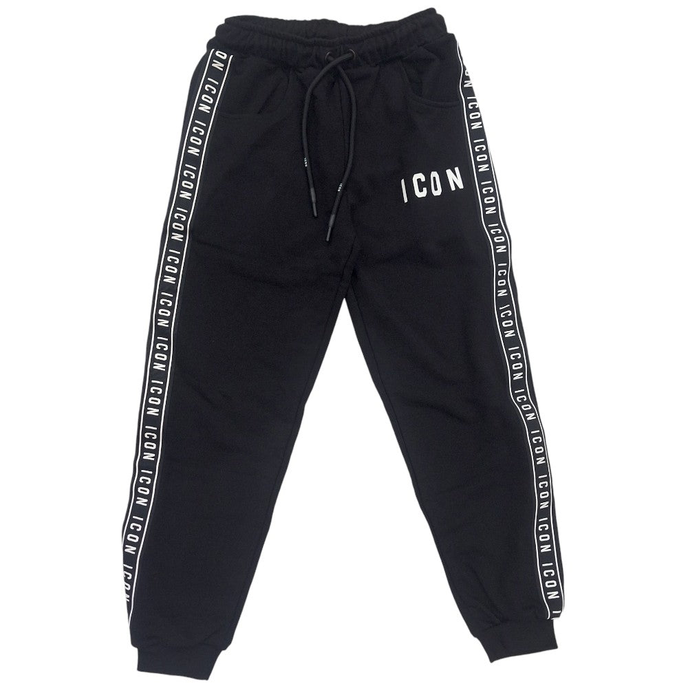 ICON pantalone tuta jogger con bande laterali IU9210P Pantaloni ICON