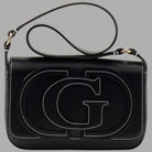 Borsa a spalla Guess Ruby nera con patta