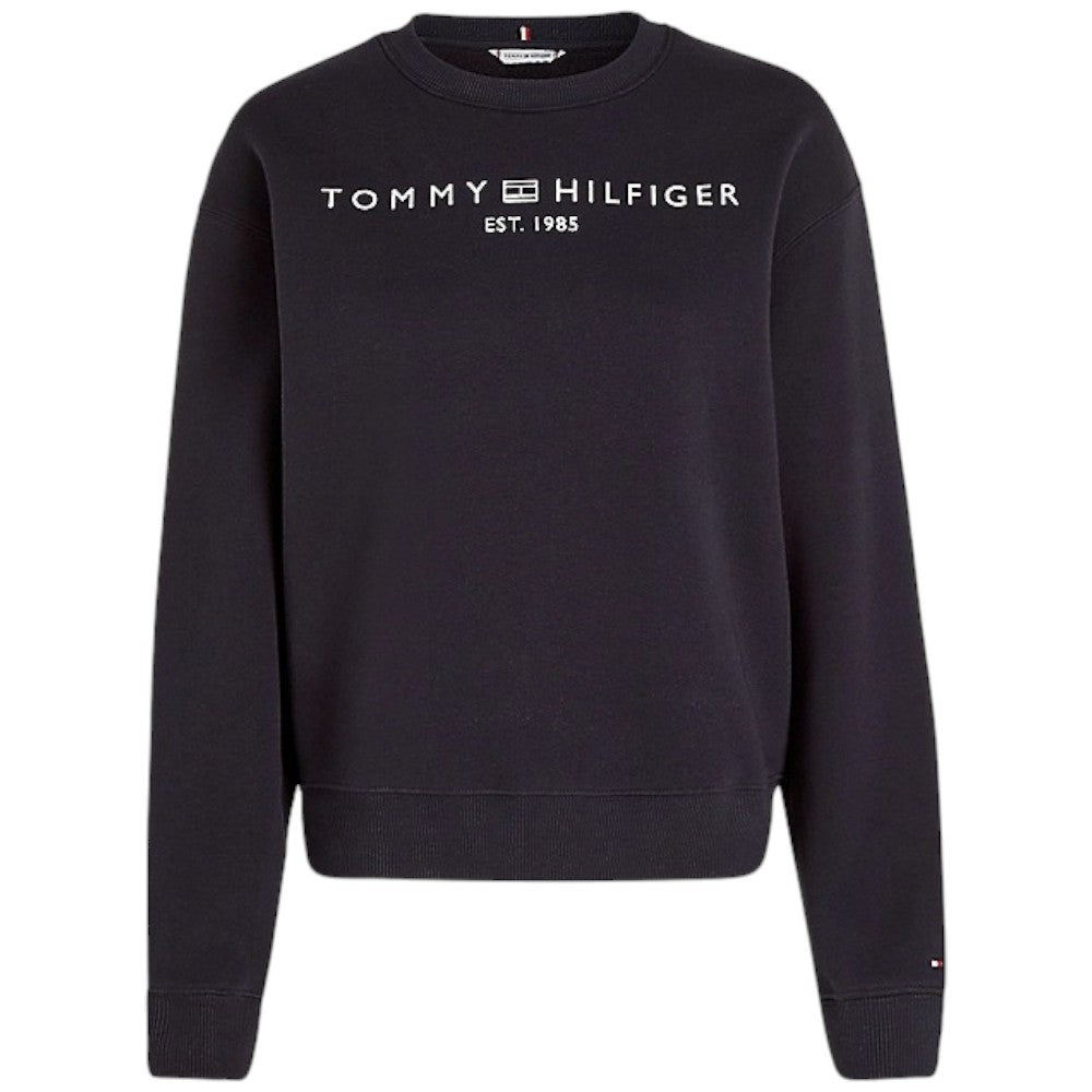 Tommy Hilfiger felpa blu con logo WW0WW39791 Felpe Tommy Hilfiger