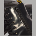 Stivali Dr Martens Jadon in pelle Smooth neri con lacci e zip laterale