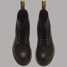 Stivali stringati Dr Martens 1460 Pascal in pelle Ambassador neri con cuciture gialle