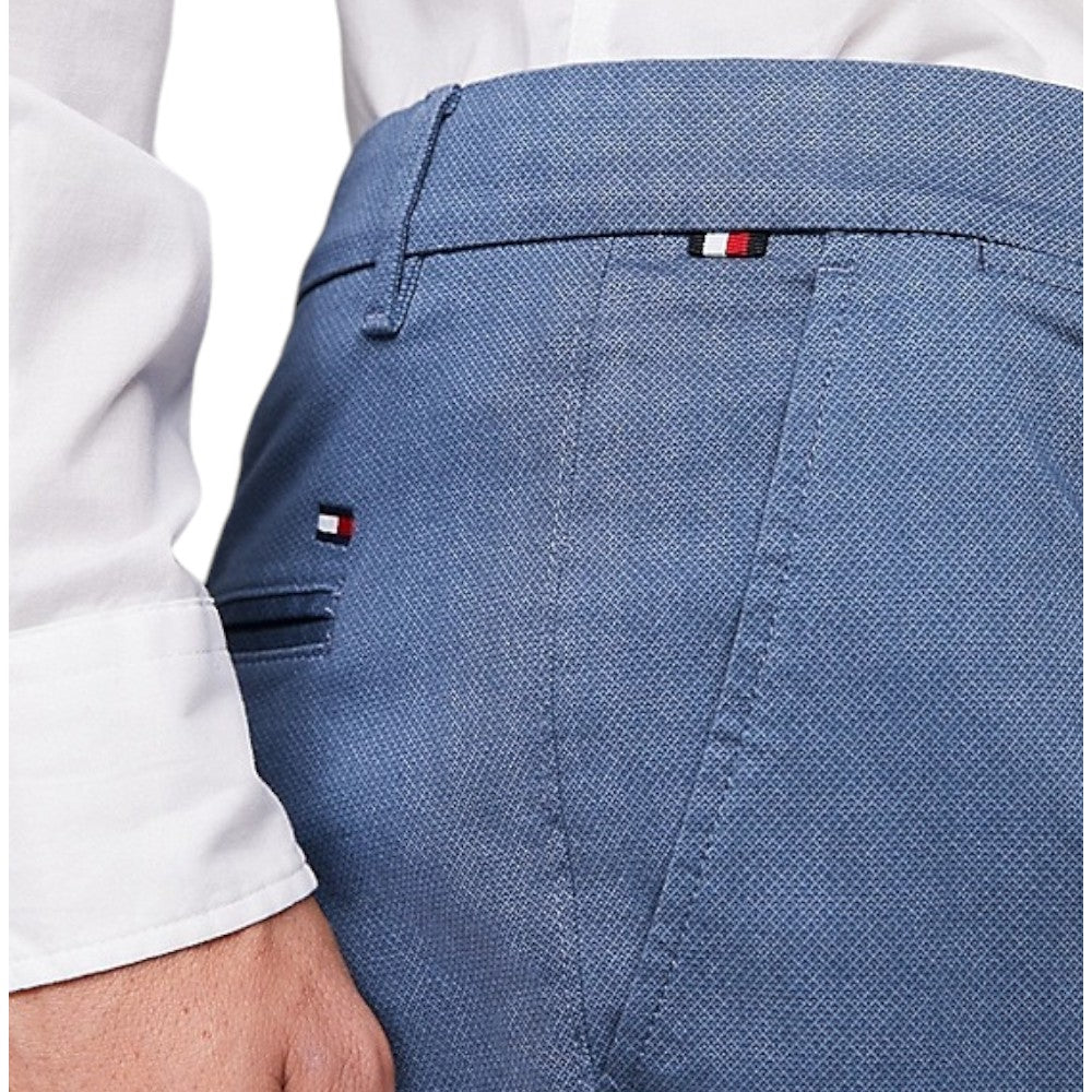 Tommy Hilfiger pantalone chino blu avion Bleecker MW0MW33937 Pantaloni Tommy Hilfiger