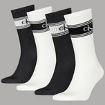 Calvin Klein gift box con 4 paia di calzini uomo bianchi e neri