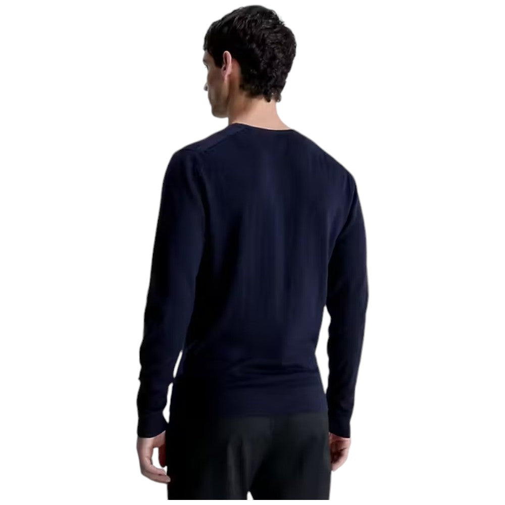 Calvin Klein maglioncino merino blu K10K109474CHW - Prodotti di Classe