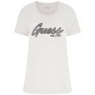 Guess t-shirt stone logo strass W5YI16J1314G9L9 Guess