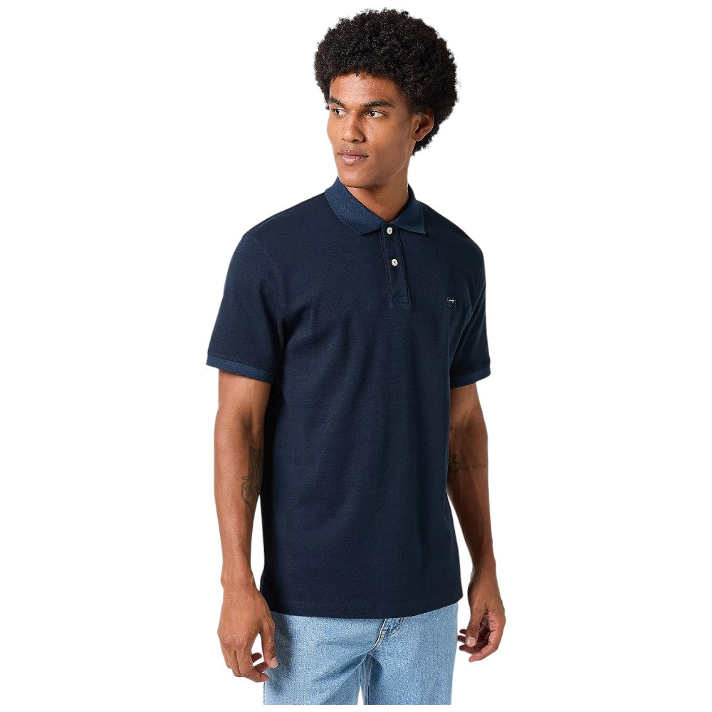 Wrangler maglietta polo blu 112350415 Polo Wrangler