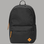 Zaino Timberland backpack da 22 litri nero con logo in patch su tasca frontale