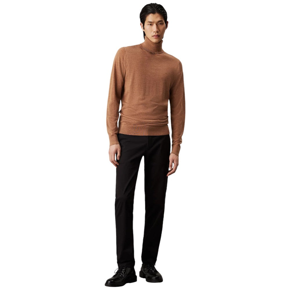 Calvin Klein maglioncino merino coccio collo alto K10K110420HH9 Maglieria Calvin Klein