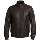 Markup giacca bomber marrone in ecopelle MK24005 Giubbini Markup