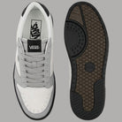 Sneakers Vans Court Low grigie e bianche con suola bianca