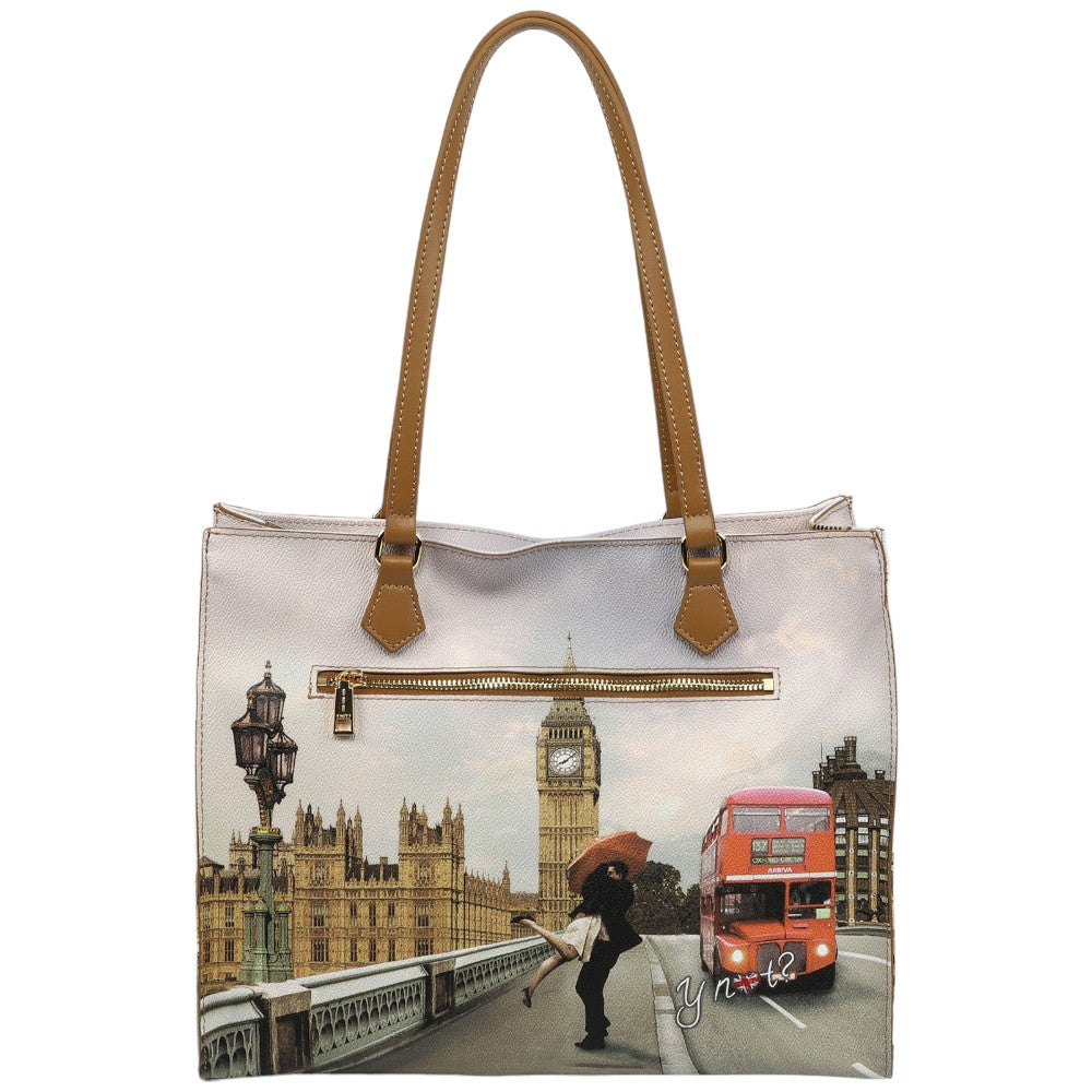 YNot borsa shopping stampa London Love YES602F3 - Prodotti di Classe