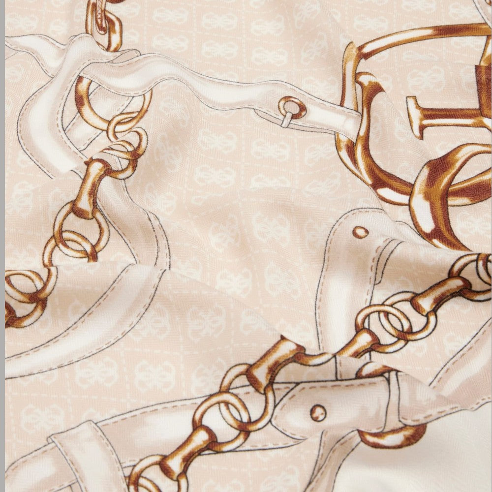 Guess sciarpa avorio 130x130 NOELLE AW5412 POL03 IVO - Prodotti di Classe