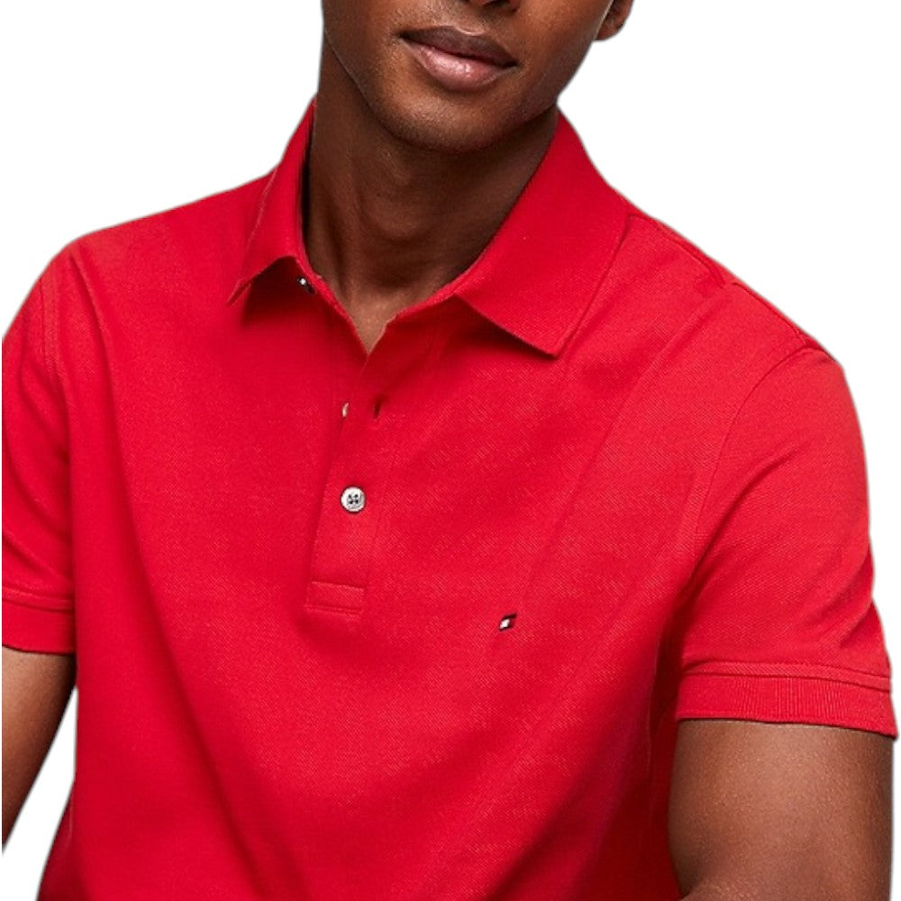 Tommy Hilfiger maglietta polo rossa TH 1985 MW0MW17771 T-shirt Tommy Hilfiger